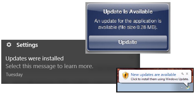 Une mise à jour logicielle est disponible