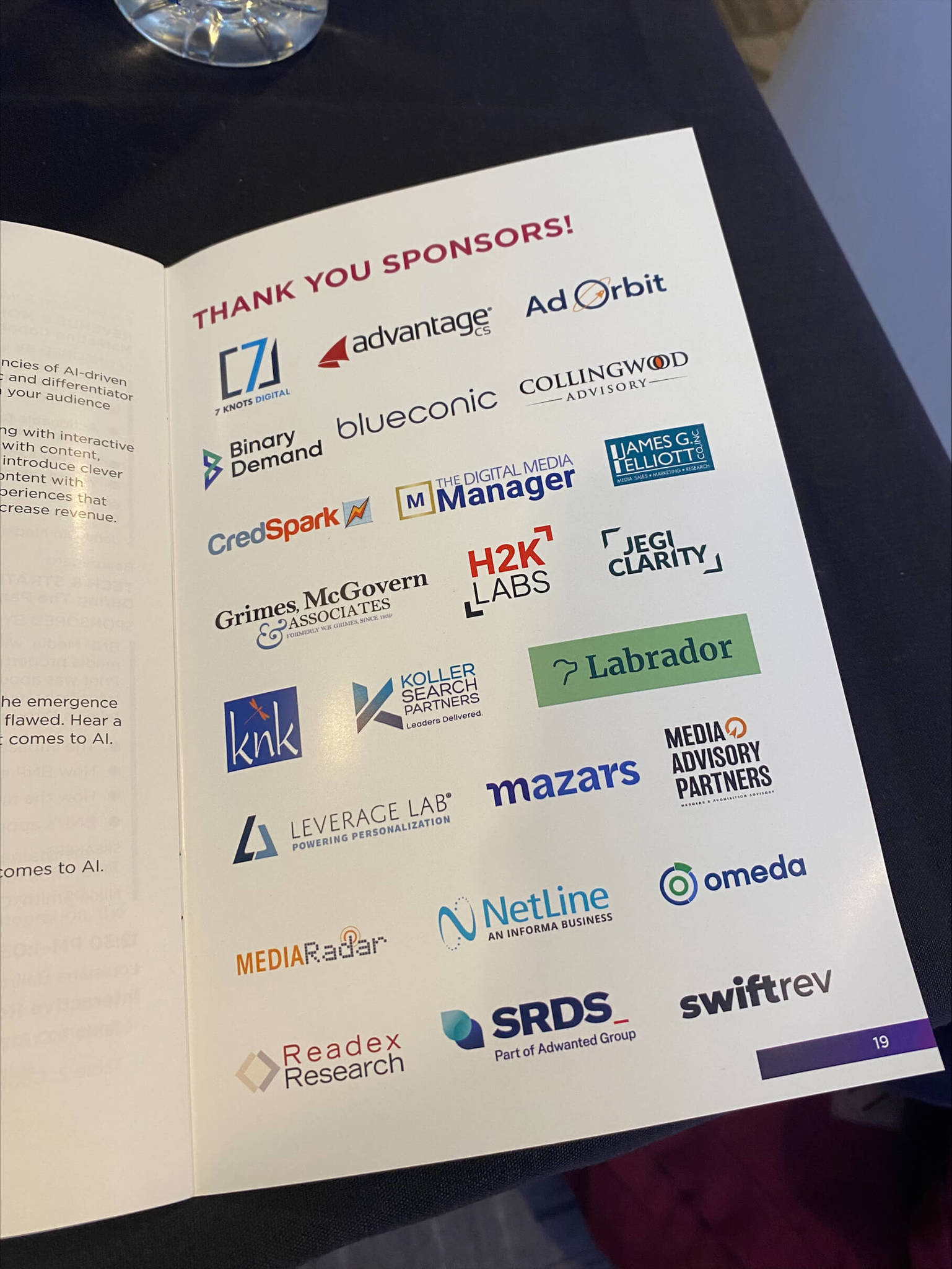 BIMS Sponsors
